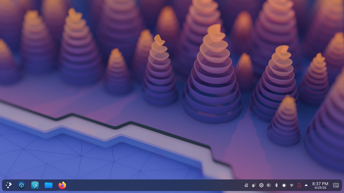 KibaOS desktop environment
